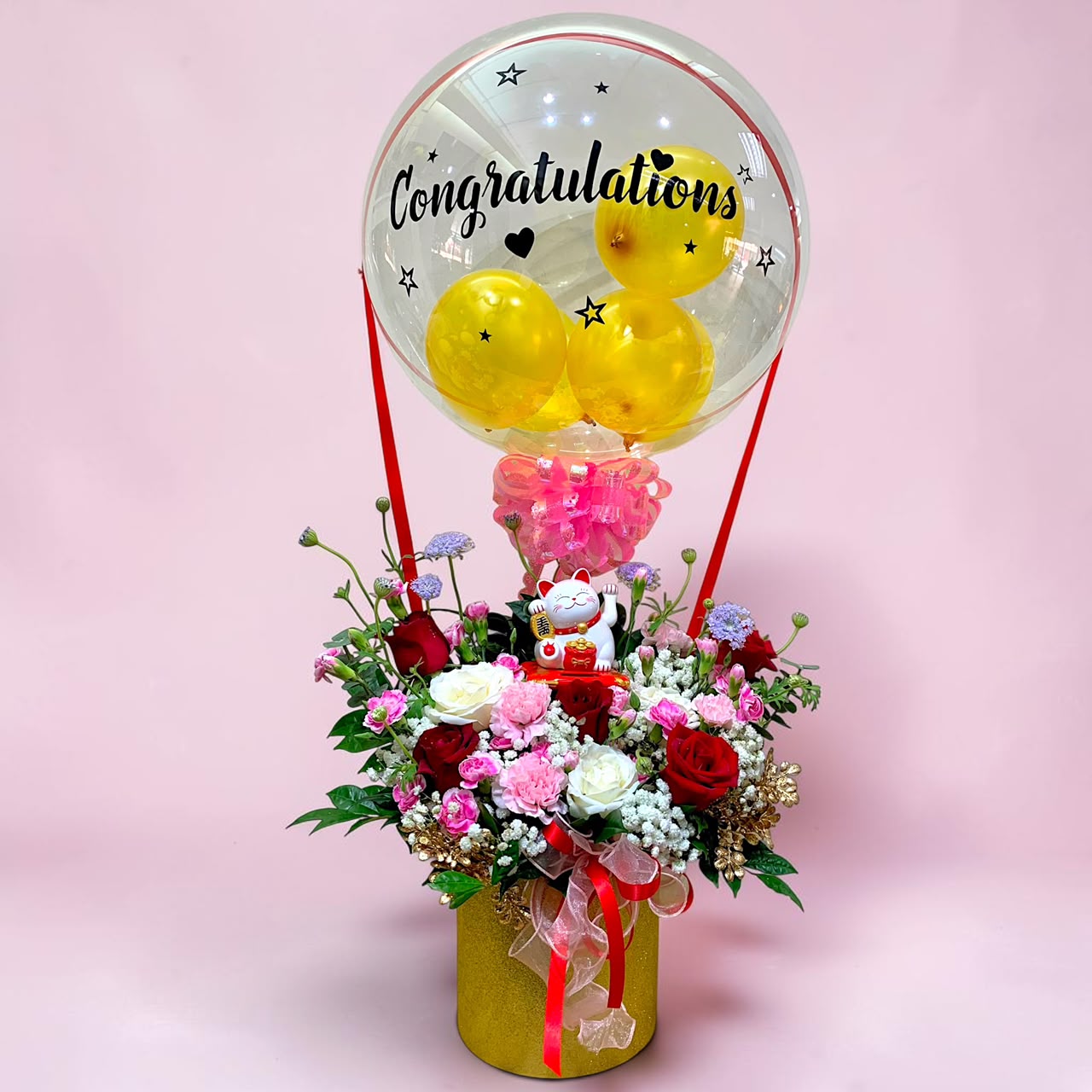 Sparkling Fortune Floral Box