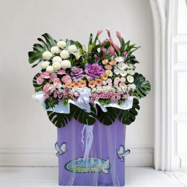 Amethyst Condolence Stand