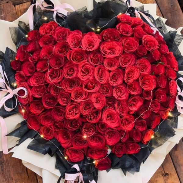 Romantic Heart Bouquet