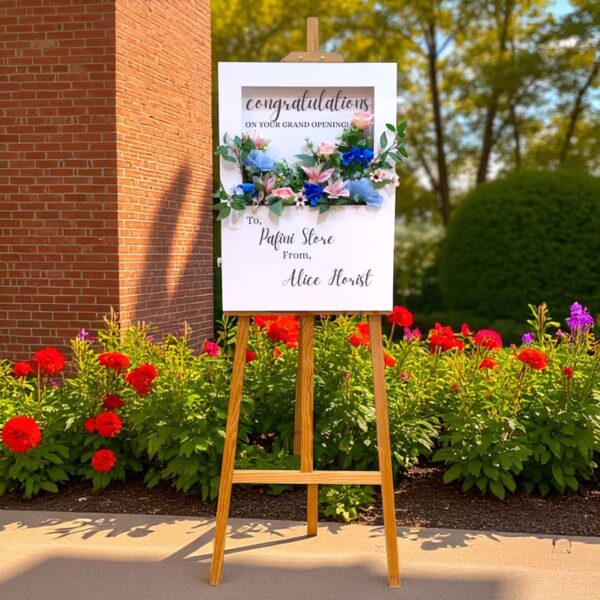 Leicester Square Stand Board (Artificial Flower ) (Pre Order) RM280