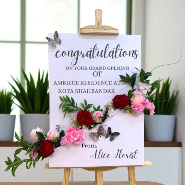 Trafalgar Square Stand Board (Artificial Flower) (Pre Order) RM250 - Image 2