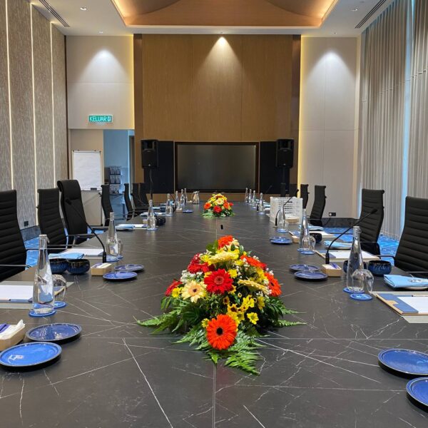 Vibrant Conference Table Floral