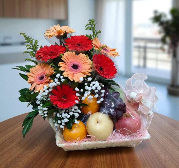 Nora Fruits & Flowers Basket
