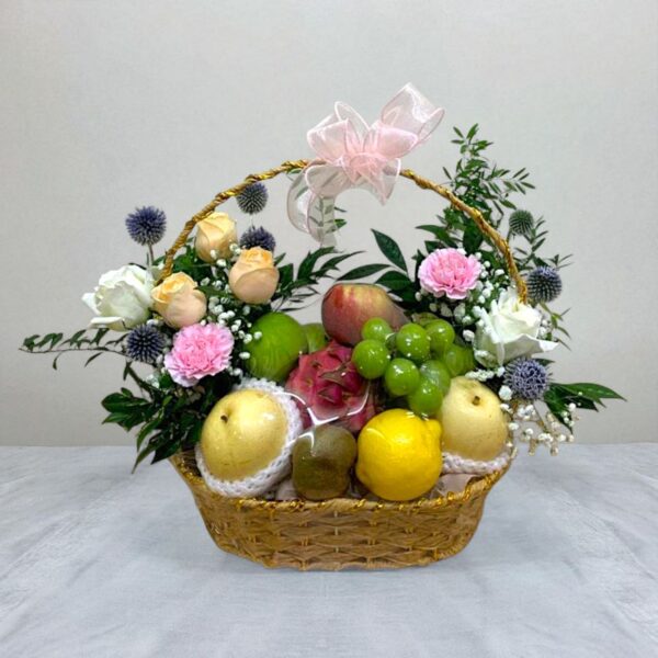 Marlowe Fruits & Flowers Basket