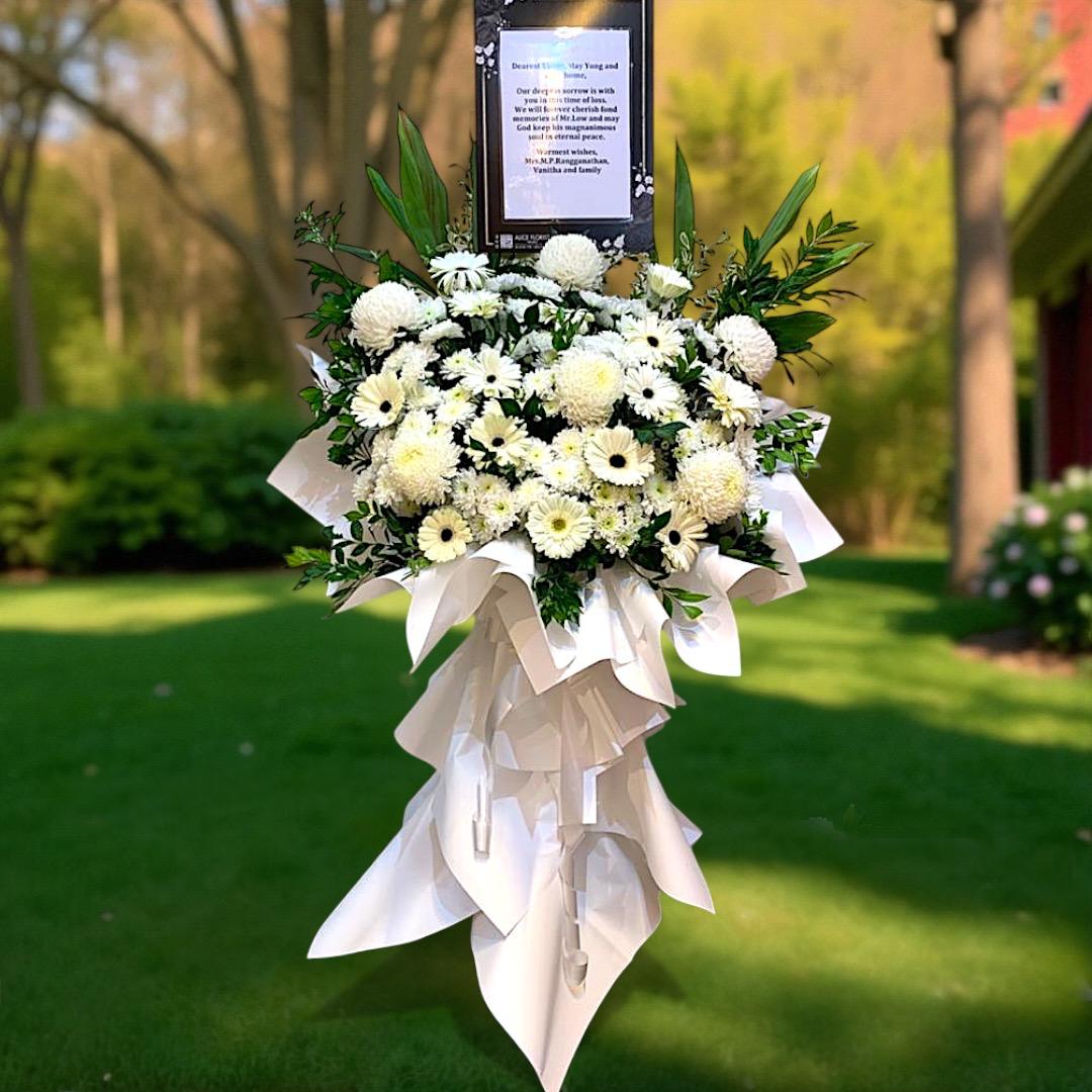 Warm Memories Condolence Stand